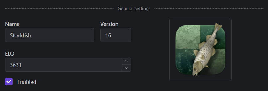 General settings